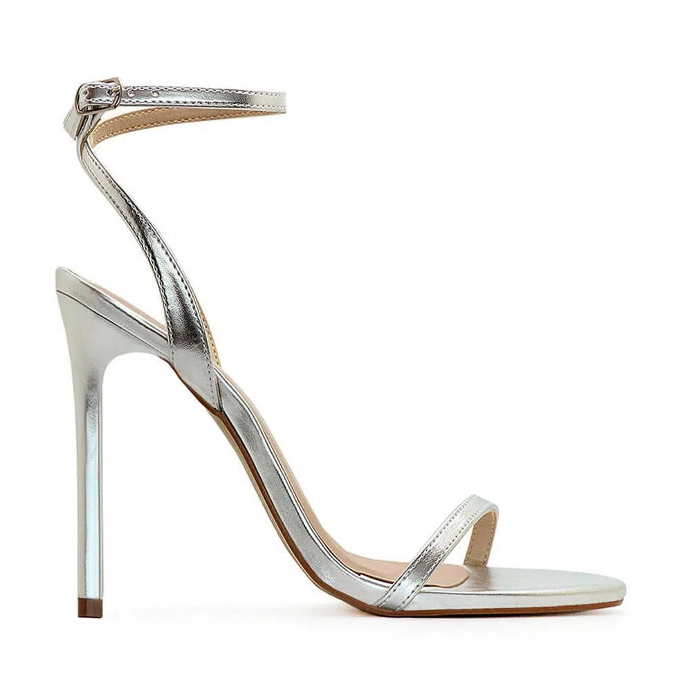 SANDAL ROY SILVER METALLIC