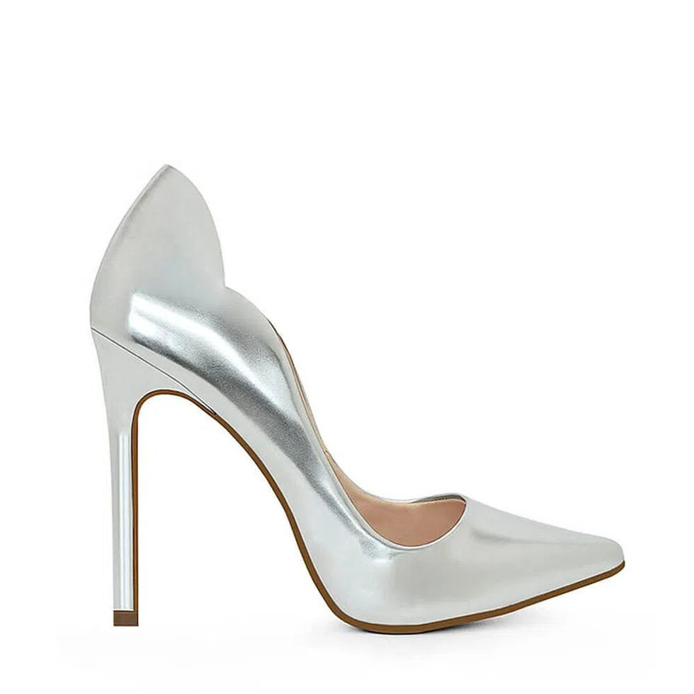 SCARPIN MIA METALLIC GRAY