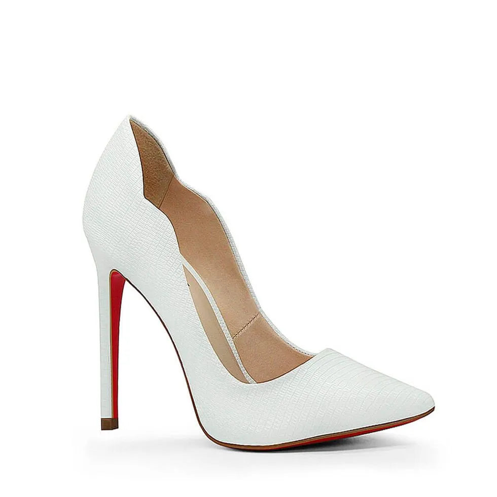 SCARPIN MIA SNAKE WHITE