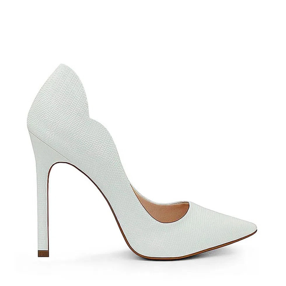 SCARPIN MIA SNAKE WHITE