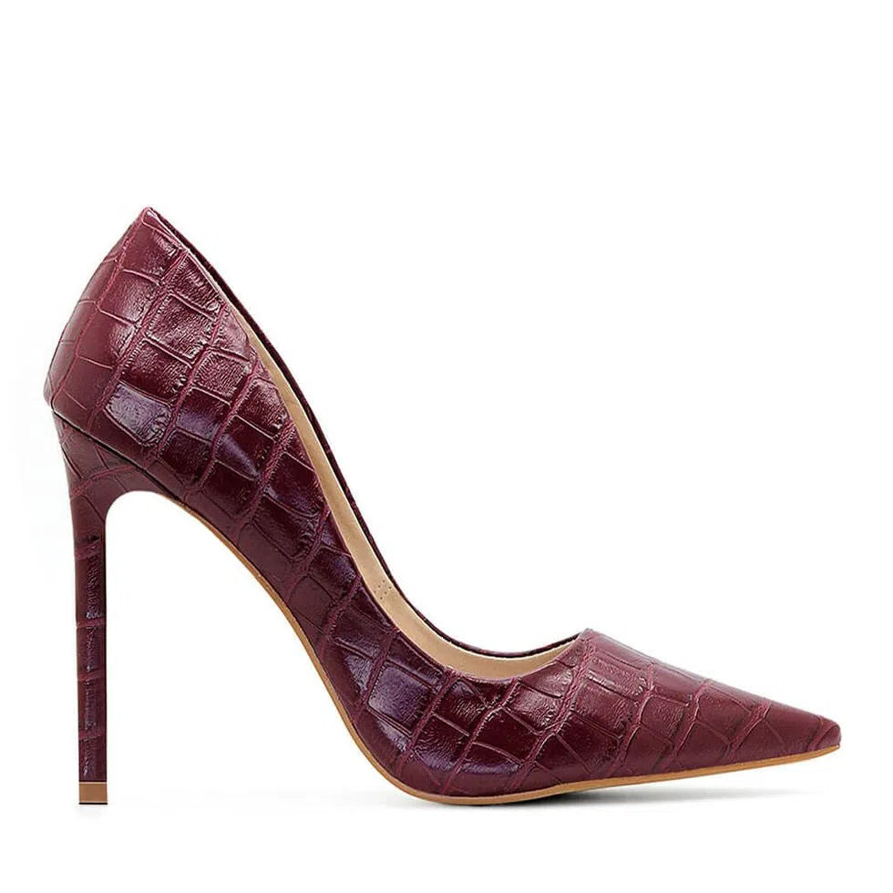 SCARPIN OLIVI WINE CROCO