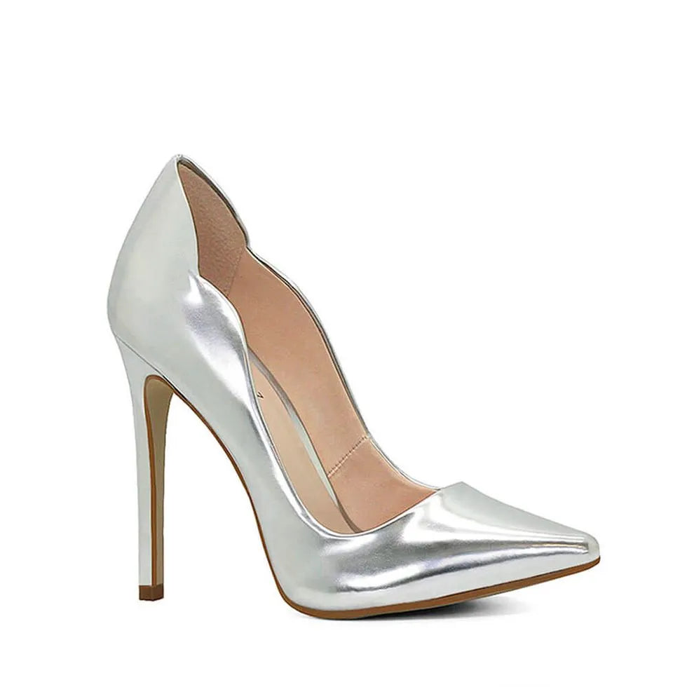 SCARPIN MIA METALLIC GRAY