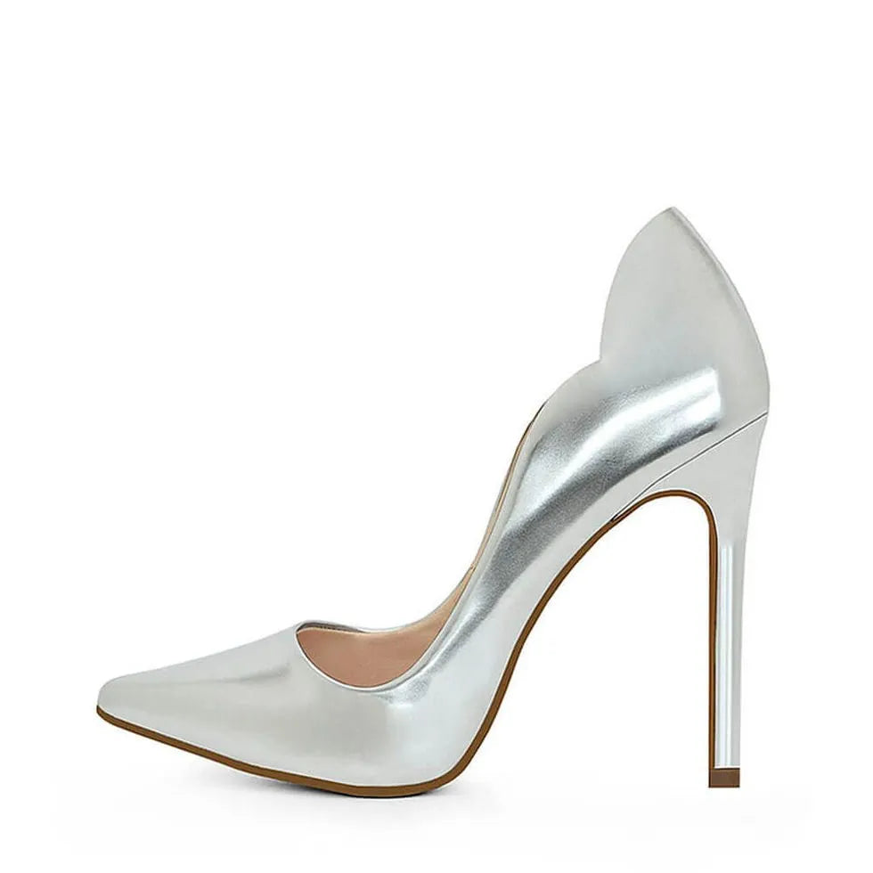 SCARPIN MIA METALLIC GRAY