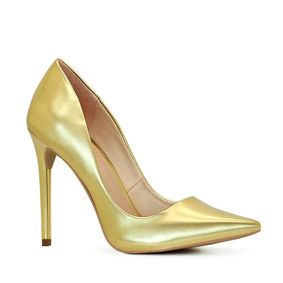 SCARPIN OLIVI GOLD METALLIC