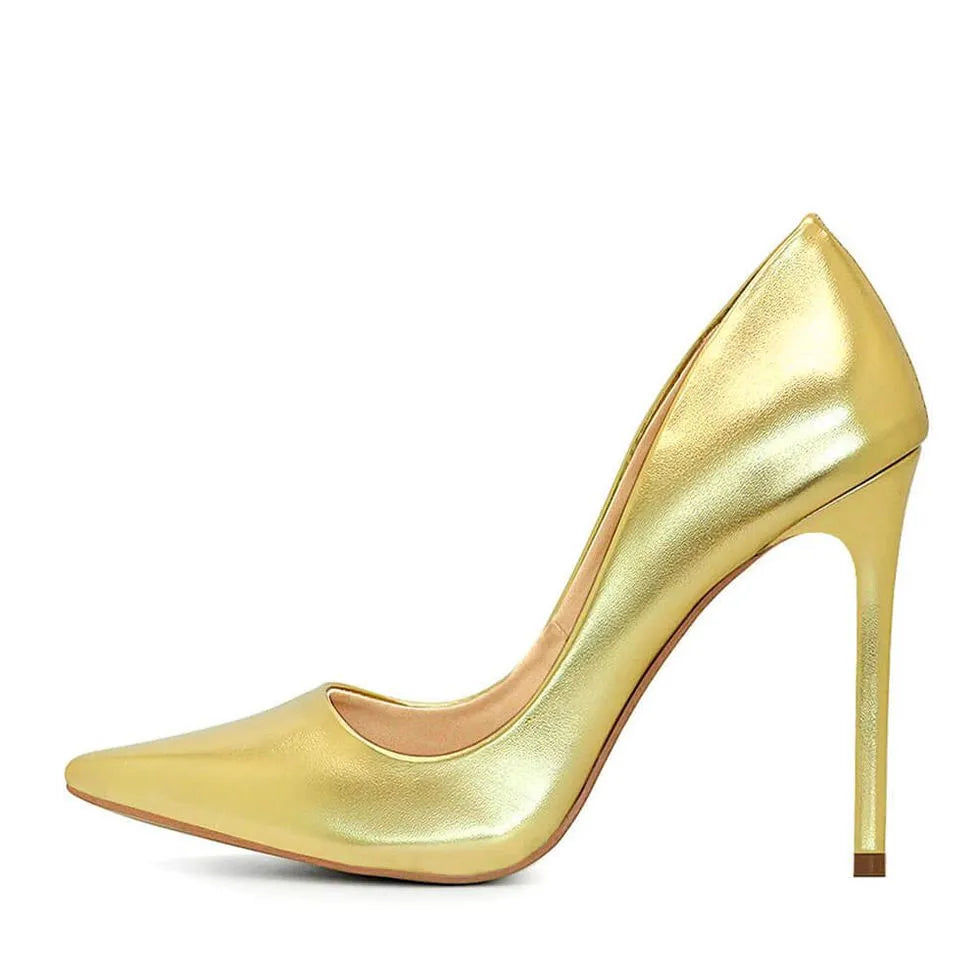 SCARPIN OLIVI GOLD METALLIC