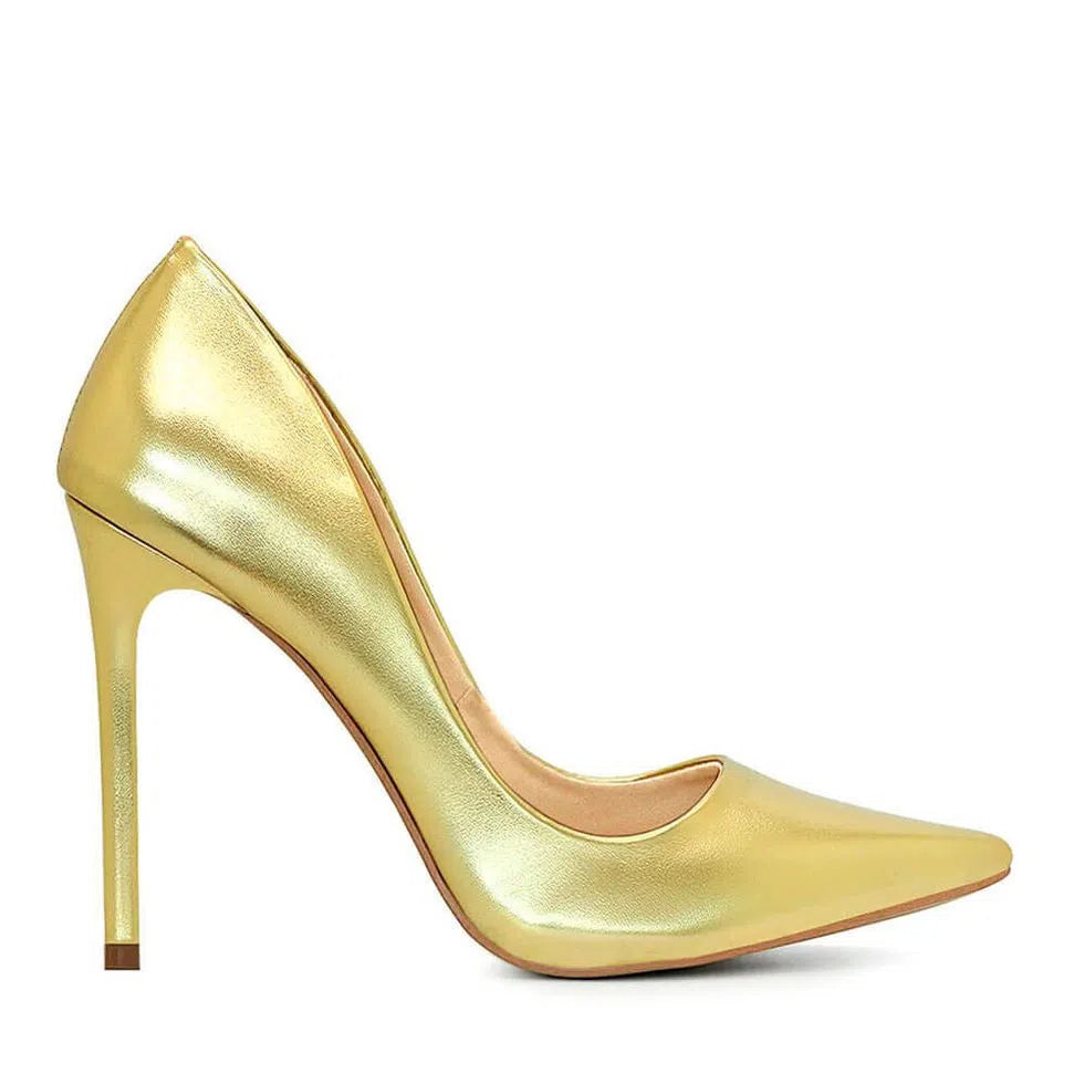 SCARPIN OLIVI GOLD METALLIC